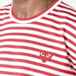Comme des Garcons Play&nbsp; Longsleeve Shirt Red Heart rouge 99978 3