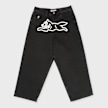 ICECREAM&nbsp; Running Dog Triple Scoop Denim Pant noir 101643 1