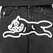ICECREAM Running Dog Triple Scoop Denim Pant zwart 101643 4