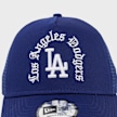 New Era MLB Script LA Dodgers 9FORTY A-Frame Trucker Cap blau 102906 4