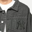 New Era MLB Stripe Denim Jacket New York Yankees black 102933 4
