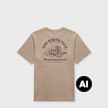 The North Face&nbsp; Outdoor Graphic Relaxed Short-Sleeve T-Shirt beige 103267 1