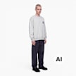 Carhartt WIP Arch Script Sweater grijs 104088 2