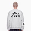 Carhartt WIP Arch Script Sweater grau 104088 3