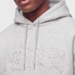 ICECREAM Applique Running Dog Popover Hood gris 104138 4