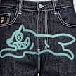 ICECREAM Triple Scoop Running Dog Denim Pants blue 104133 4