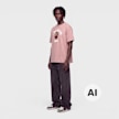 A Bathing Ape College Tee white light pink 104938 2