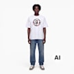 A Bathing Ape Hybrid Camo Busy Works Relaxed Fit Tee weiß 104965 2