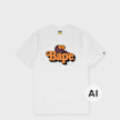 A Bathing Ape Milo On Bape Tee white 104970 1