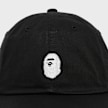A Bathing Ape Ape Head One Point Panel Cap zwart 104998 4