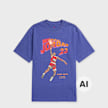 Jordan Brooklyn Graphic T-Shirt Lila 105677 1