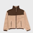 AMI PARIS Zipped Jacket With Nylon Details Beige 106036 1