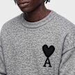 AMI PARIS Felted Crew ADC Grau 106039 3