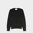 AMI PARIS Crewneck Sweater With ADC schwarz 106043 1