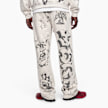 Hellstar Grafitti Mirror Face Sweatpants Beige 106154 3