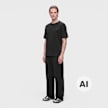 DSM Kei Ninomiya Unisex Football Brack Print Shortsleeve Tee Knit black noir 106793 2
