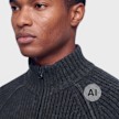 C. P. Company Knitwear Cardigan In Fleece Knit blue 106829 3