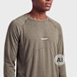 PURPLE MOUNTAIN OBSERVATORY Wool Performance LS Top beige 126153 3