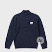 Wood Wood Tay Half Zipper blue 125997 1