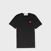 Buy Comme des Garcons Play Big Red Heart Logo T-Shirt in black
