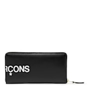 Buy Comme des Garcons Wallet Huge Logo in black | SA0110HL-1 | solebox