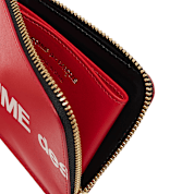 Buy Comme des Garcons Wallet Huge Logo in red | SA3100HL-2 | solebox