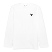 Buy Comme des Garcons Play Play Black Heart Long Sleeve T-Shirt in
