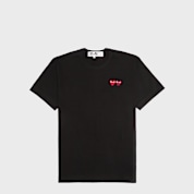 PLAY COMME des GARCONS Tシャツ ブラック S 新品未使用 Buy Comme des Garcons Play Play Two Heart T-Shirt in black | AX