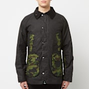 Buy A Bathing Ape Barbour x Bape 1st Camo Bedale Jacket in black
