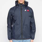 COMME des GARCONS HOMME ジャケット Buy Comme des Garcons Play K-Way Jacket Full Zip in blue | AZ-J501