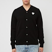 Buy Comme des Garcons Play Knit Cardigan in black | P1N062-1 | solebox