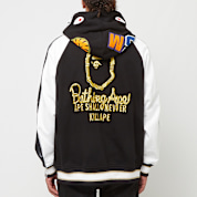 Buy A Bathing Ape Souvenir Shark Zip Hoodie in black