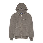 Buy BoTT Pigment Dyed Zip Hoodie in grey | PIGDYEDZIPHOODIEBLACK