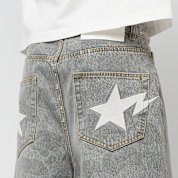 Buy A Bathing Ape 1St Camo Destroyed Loose Fit 12Oz Denim