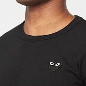 Buy Comme des Garcons Play Black Heart T-Shirt Black in black | AX