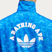 Buy adidas Originals x A Bathing Ape Firebird Tracktop in blauw