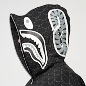 Buy A Bathing Ape College Monogram Relaxed Fit Shark Full Zip