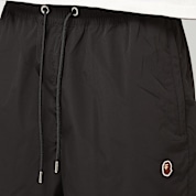 Buy A Bathing Ape One Point Relaxed Fit Water Shorts in black