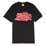 希少 初期 90s A BATHING APE SWEAT A.S.N.K.A Buy A Bathing Ape Asnka Kanji Graffiti Logo Tee in black