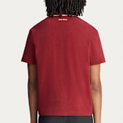 Buy adidas Originals x Wales Bonner Terry Polo Shirt in red