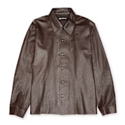 Buy Our Legacy Welding Shirt Fluid Calfskin in brown | M4259WU