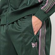 Buy Needles Narrow Track Pant - Poly Smooth green Narrow Track