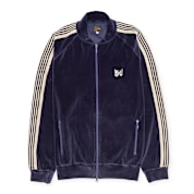 Buy Needles Rib Collar Track Jacket in navy | RW323-NAVY | solebox