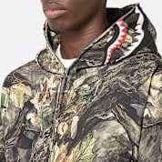 Buy A Bathing Ape Tree Edge Camo Shark Relaxed Fit Full Zip Hoodie