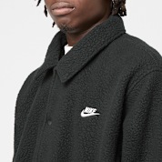 Buy Nike Club Sherpa Coaches Jacket in black/white | HV1429-010