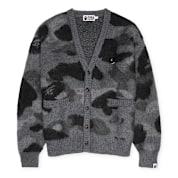 A BATHING APE × mastermind カーディガン Buy A Bathing Ape Color Camo Mohair Knit Cardigan M in black