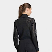Buy adidas Originals Crochet Zip Trainings Top in black/white