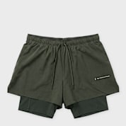 Buy On x PAF Zero 2-in-1 Shorts in green | 1MG11054785 | solebox