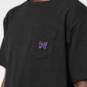 Buy Needles S/S Pocket Tee - Cotton Jersey black Butterfly
