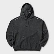 Buy Umbro by Slam Jam Lasered Masked Hoodie washed black Lasered